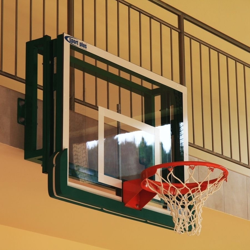 Pevná konstrukce basketbalového koše, pro zadní desky 120x90 cm