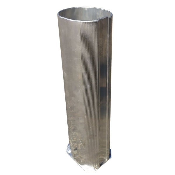 Mounting sleeve for 120x100 mm aluminum post Mounting sleeve for 120x100 mm aluminum post