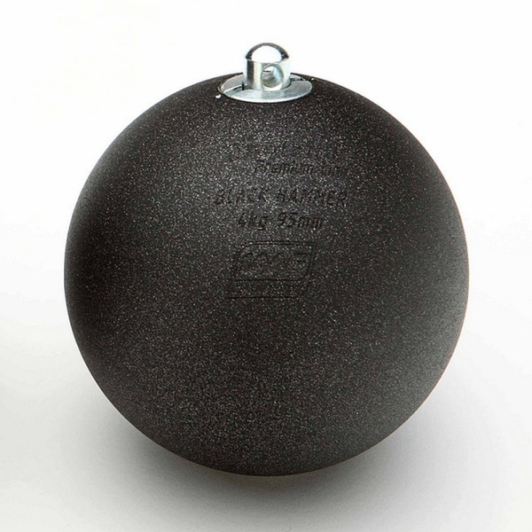Women's athletic hammer Black Hammer, 4 kg steel IAAF Women's athletic hammer Black Hammer, 4 kg steel IAAF