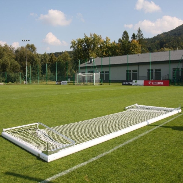 Futbola vārti 7,32 x 2,44 m - treniņu, alumīnija, pārvietojamie