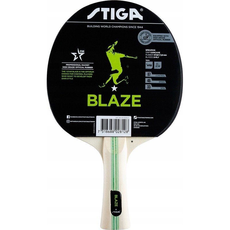 Stiga Blaze table tennis racket