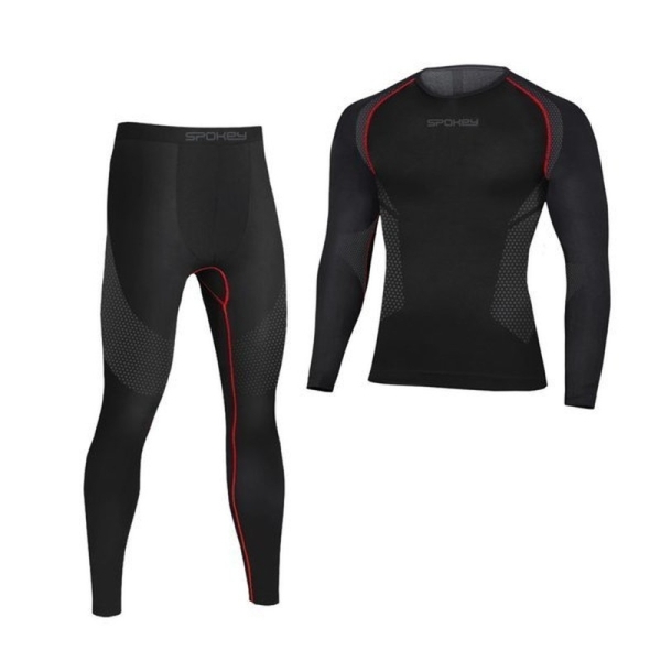 Spokey men's thermal underwear, 928782, size XL/XXL, grey/black color Spokey men's thermal underwear, 928782, size XL/XXL, grey/black color