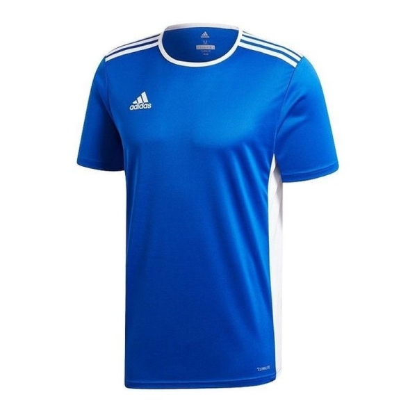 Adidas Entrada T-shirt, 18JSY, size 128, color blue Adidas Entrada T-shirt, 18JSY, size 128, color blue