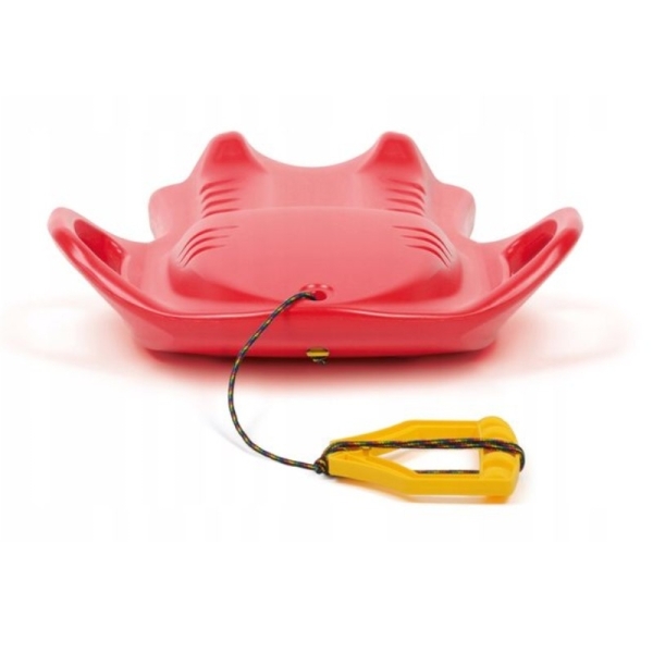 Sporty plastic sled, red color Sporty plastic sled, red color