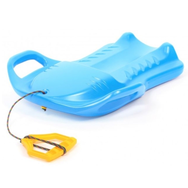 Sporty plastic sled, blue color Sporty plastic sled, blue color