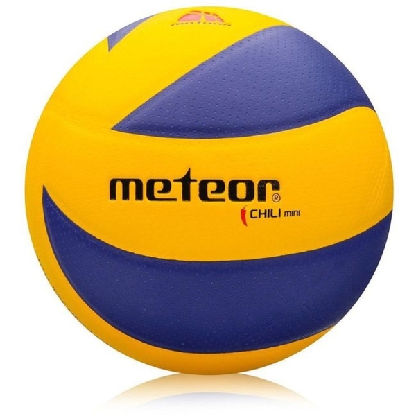 Meteor Chili PU volleyball, size 4, yellow-blue color Meteor Chili PU volleyball, size 4, yellow-blue color