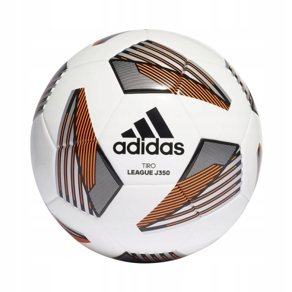 Adidas soccer ball, Tiro League J350, size 4, color white-orange Adidas soccer ball, Tiro League J350, size 4, color white-orange