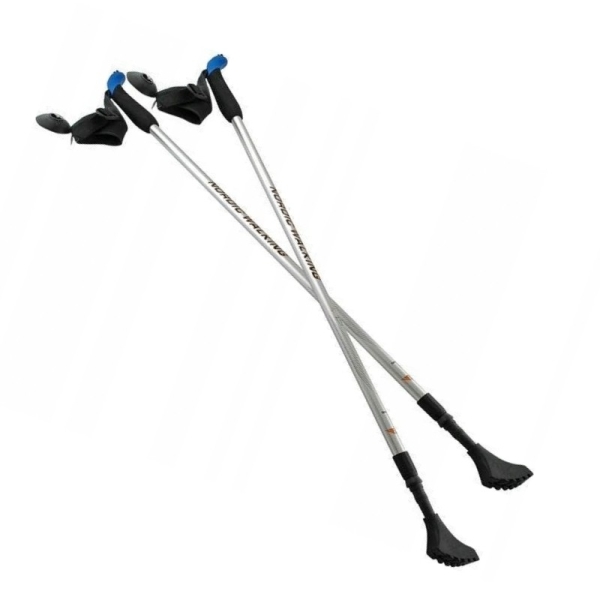 NILS Nordic Walking poles, NW602, silver color NILS Nordic Walking poles, NW602, silver color