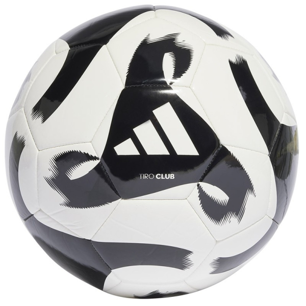 Adidas Tiro Club soccer ball, size 5, white and black color Adidas Tiro Club soccer ball, size 5, white and black color