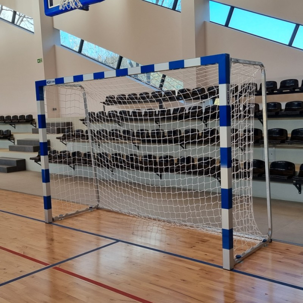 Futbola vārti 5 x 2 m, alumīnija, pārvietojami