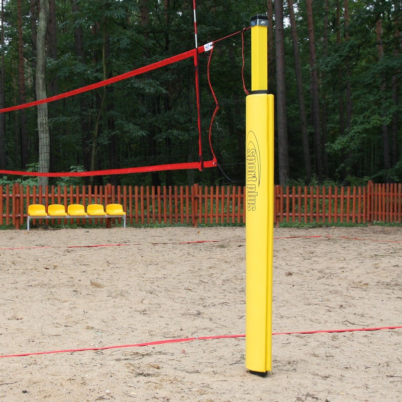 Volleyball post covers with a profile of 120x100 mm