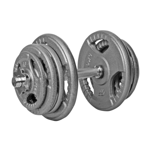 Beltor PF Line Hantla żeliwna - Cast Iiron Dumbbell szara-hammertone 10kg / 28mm Beltor PF Line Hantla żeliwna - Cast Iiron Dumbbell szara-hammertone 10kg / 28mm