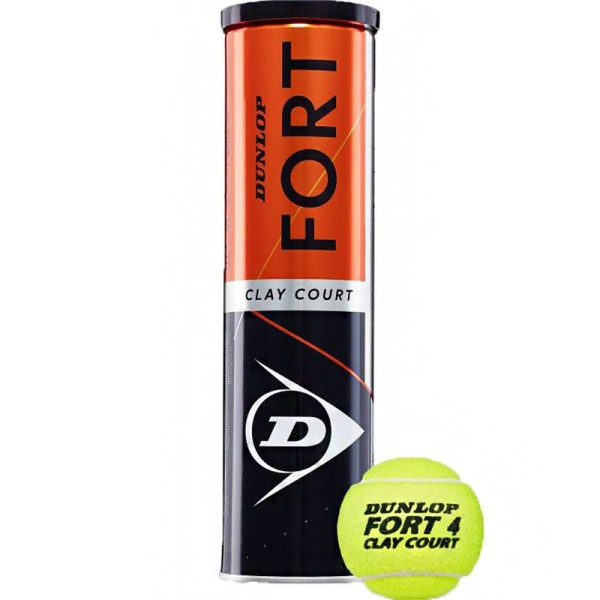 Dunlop Fort Clay Tennis Ball Dunlop Fort Clay Tennis Ball