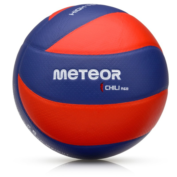Meteor Chili volleyball, size 5, red-blue color Meteor Chili volleyball, size 5, red-blue color