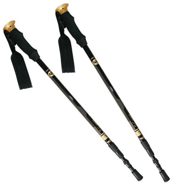 NILS Nordic Walking poles, NW-TK19, black and yellow color NILS Nordic Walking poles, NW-TK19, black and yellow color