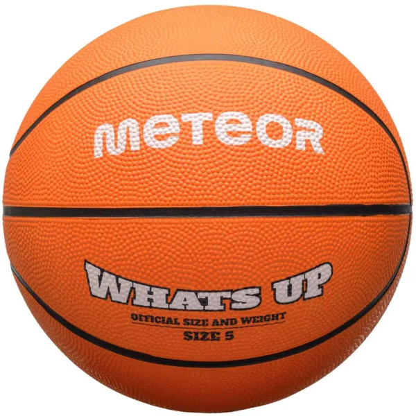 Meteor Whats Up basketball, size 5, orange color Meteor Whats Up basketball, size 5, orange color