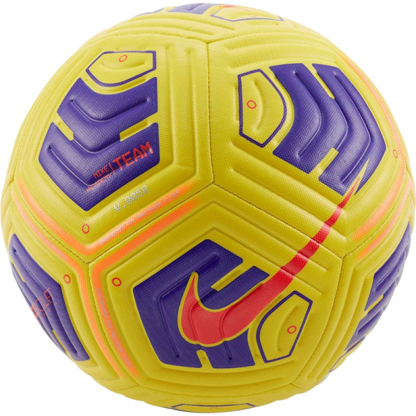 Nike Academy Team soccer ball, size 5, yellow-purple color Nike Academy Team soccer ball, size 5, yellow-purple color