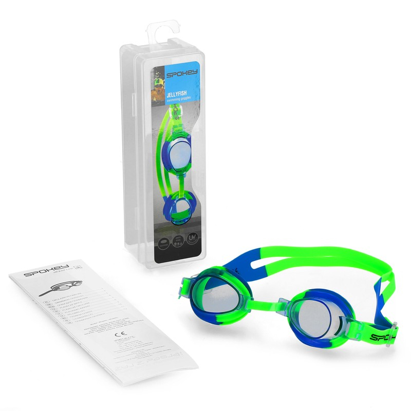 Spokey swimming goggles, Jellyfish, 84106, color green-blue