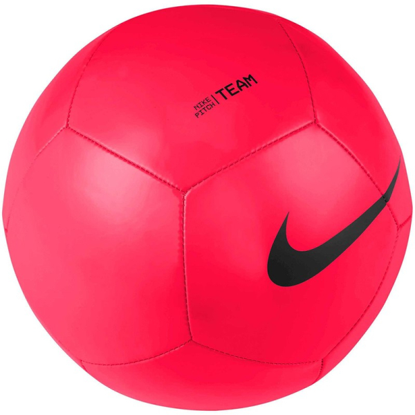 Nike Pitch Team soccer ball, size 4, color red Nike Pitch Team soccer ball, size 4, color red