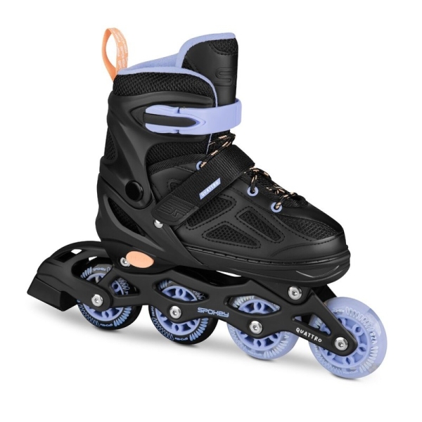 Spokey inline skates, 4 in 1, Quattro 943428, color purple Spokey inline skates, 4 in 1, Quattro 943428, color purple