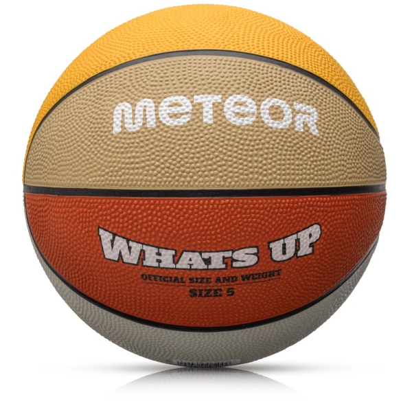 Meteor Whats Up basketball, orange and beige color Meteor Whats Up basketball, orange and beige color
