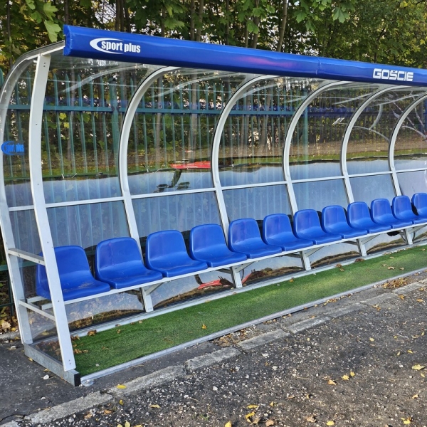 Reserved players cabin PREMIUM solid polycarbonate Reserved players cabin PREMIUM solid polycarbonate