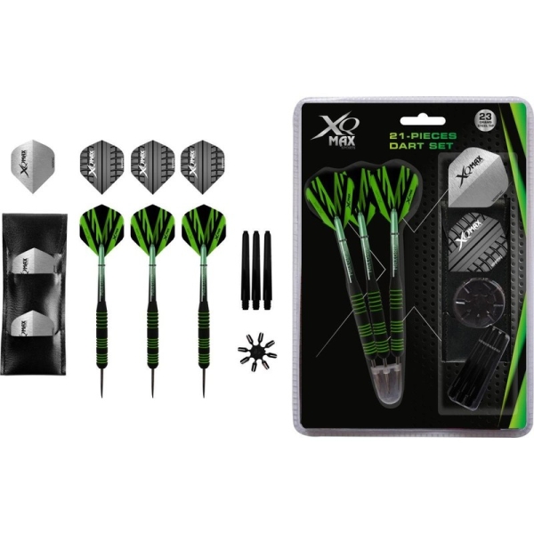 XQMAX metal Dart Darts (3 pieces, 23g each) 21-piece set XQMAX metal Dart Darts (3 pieces, 23g each) 21-piece set
