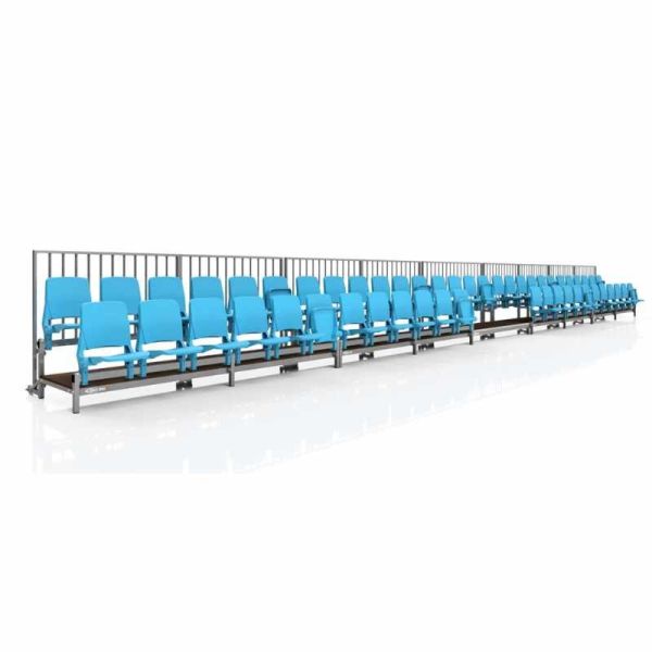 Standing openwork grandstand with D-MAX seats - type TWP Standing openwork grandstand with D-MAX seats - type TWP