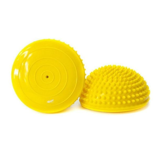 Sensory hemispheres with tabs, yellow color Sensory hemispheres with tabs, yellow color