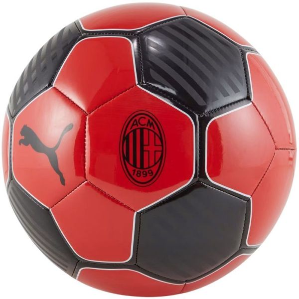 Puma AC Milan soccer, size 5, red and black color Puma AC Milan soccer, size 5, red and black color