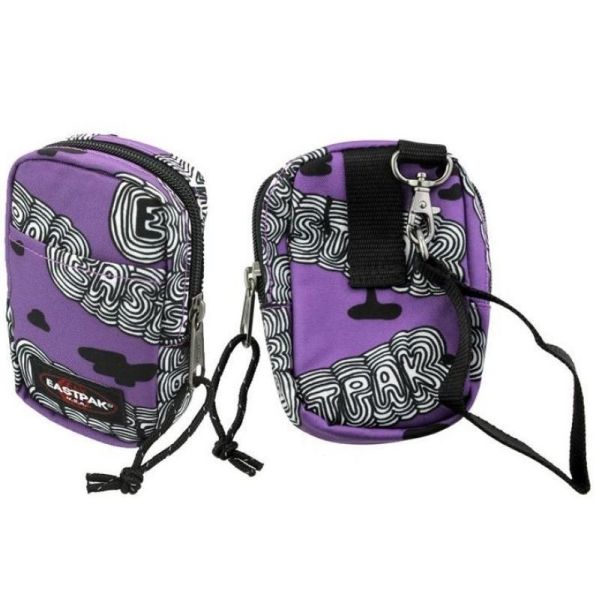 Eastpak small wallet, white and purple color Eastpak small wallet, white and purple color