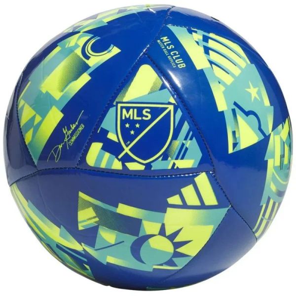Adidas MLS Club soccer ball, size 5, navy blue and yellow color Adidas MLS Club soccer ball, size 5, navy blue and yellow color