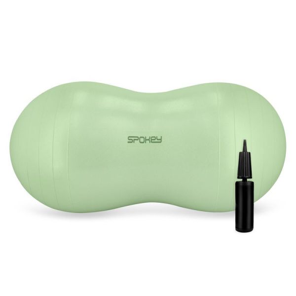 Gymnastic ball with pump ovoball Spokey, green color Gymnastic ball with pump ovoball Spokey, green color