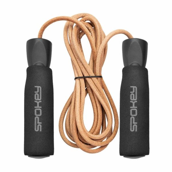Spokey leather skipping rope, 280cm, Quick Skip, 944033 Spokey leather skipping rope, 280cm, Quick Skip, 944033