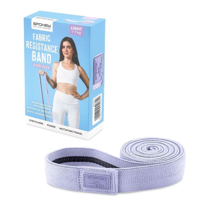 Spokey training rubber 945961, resistance 1-7 kg, color purple