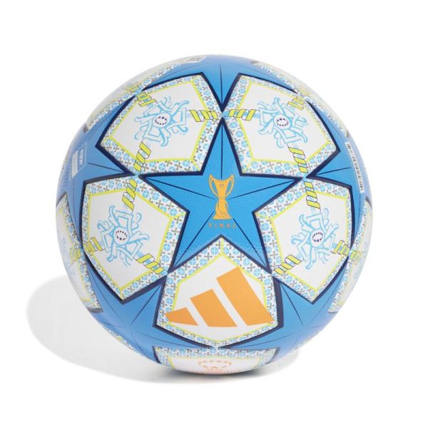 Adidas UWCL League soccer ball, size 5, white and blue color Adidas UWCL League soccer ball, size 5, white and blue color