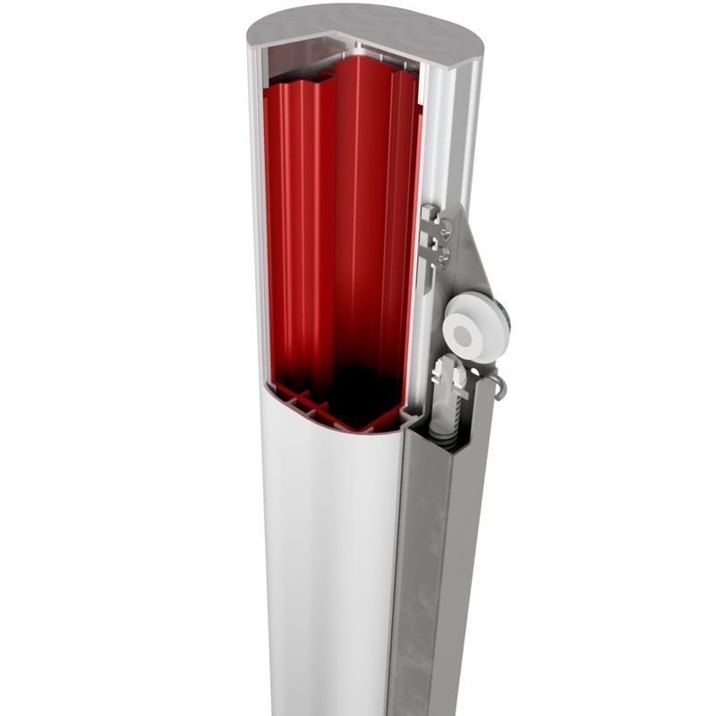 SP PRO aluminum volleyball posts, with double aluminum profile with increased rigidity