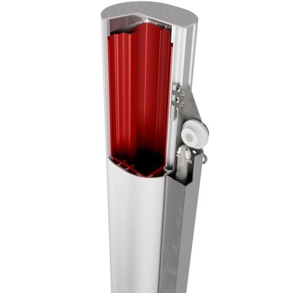 SP PRO aluminum volleyball posts, with double aluminum profile with increased rigidity