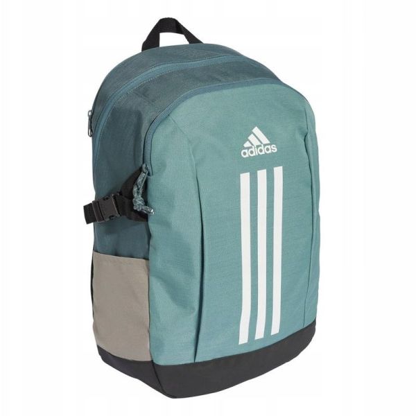 Adidas backpack JX6561, green-gray color