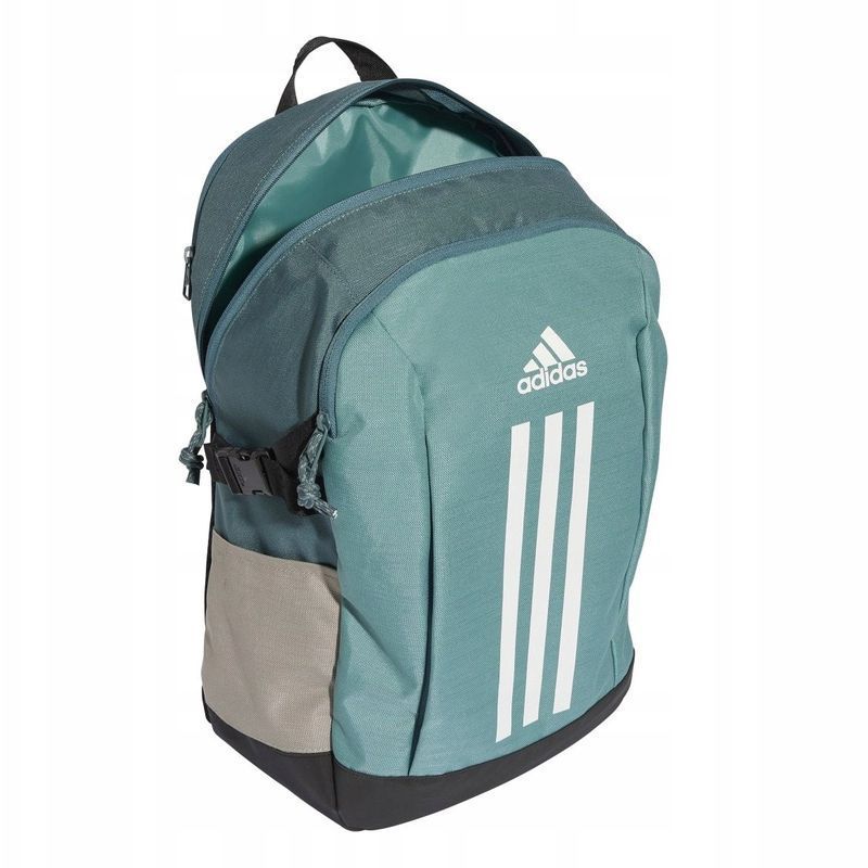 Adidas backpack JX6561, green-gray color