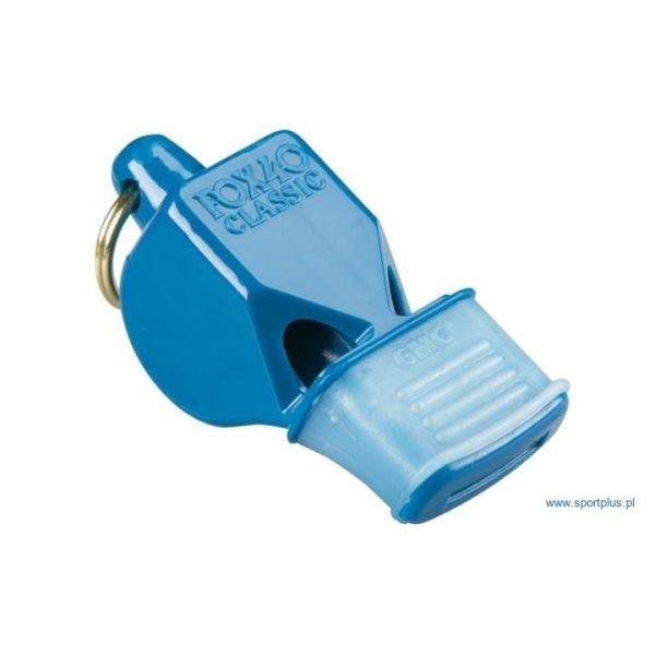 Fox 40 Classic CMG whistle with cord , blue color Fox 40 Classic CMG whistle with cord , blue color