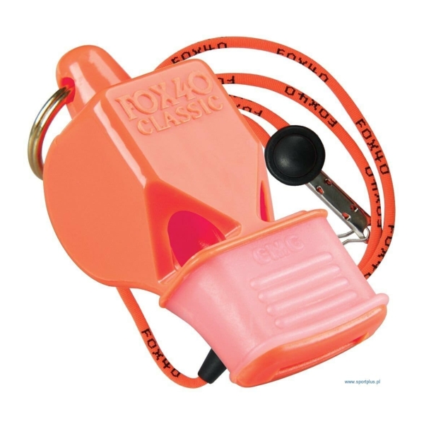 Fox 40 Classic CMG whistle with cord , orange color Fox 40 Classic CMG whistle with cord , orange color